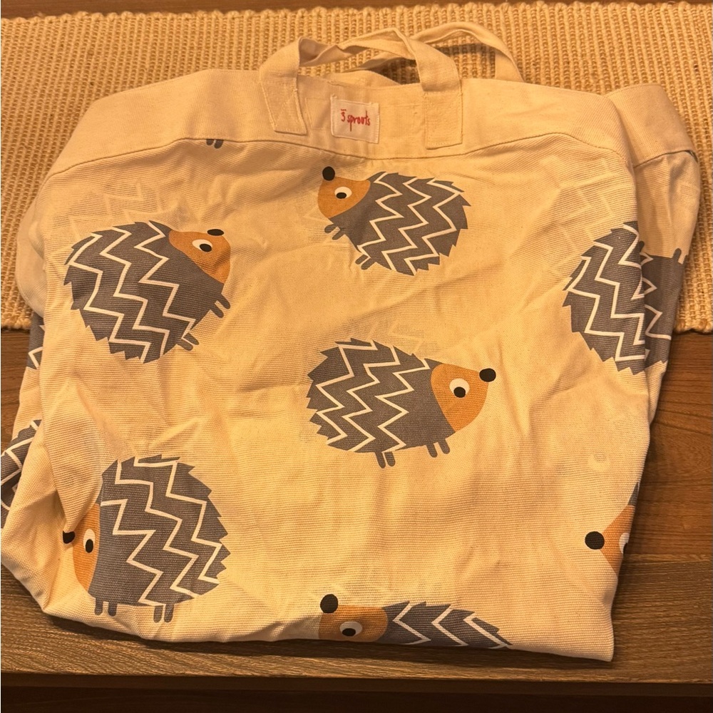 3 Sprouts Play Mat - Hedgehog Print